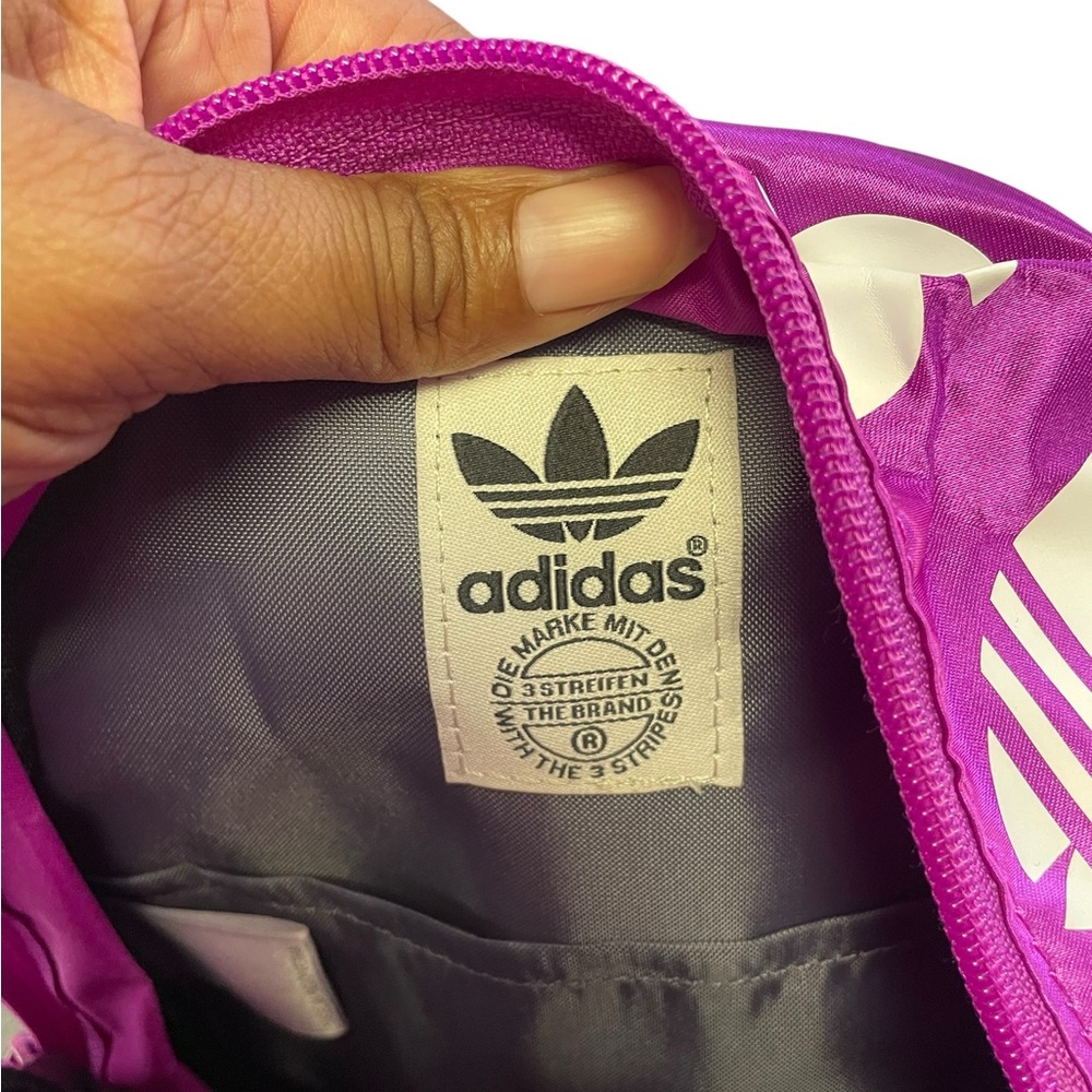 Adidas purple mini Backpack with Logo - Picture 5 of 5